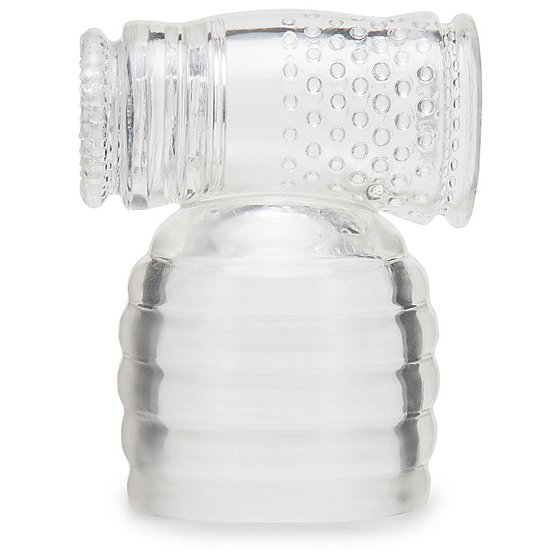 Clear Male Masturbator Wand Attachment by Le Wand - Masturbators and Strokers
