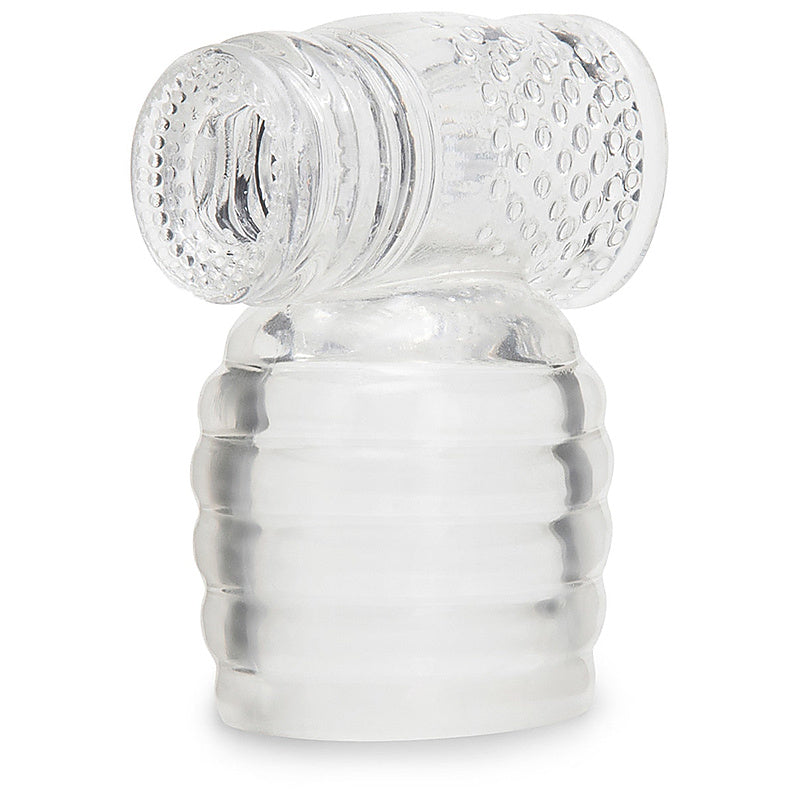 Clear Male Masturbator Wand Attachment by Le Wand - Masturbators and Strokers