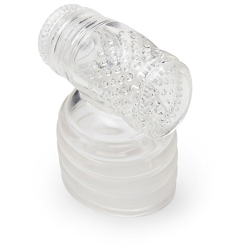 Clear Male Masturbator Wand Attachment by Le Wand - Masturbators and Strokers