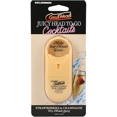 GoodHead Juicy Head Cocktails Dry Mouth Spray To-Go 9ml - Delay and Excite Sprays