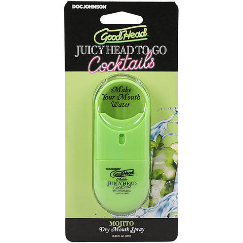 GoodHead Juicy Head Cocktails Dry Mouth Spray To-Go 9ml - Delay and Excite Sprays