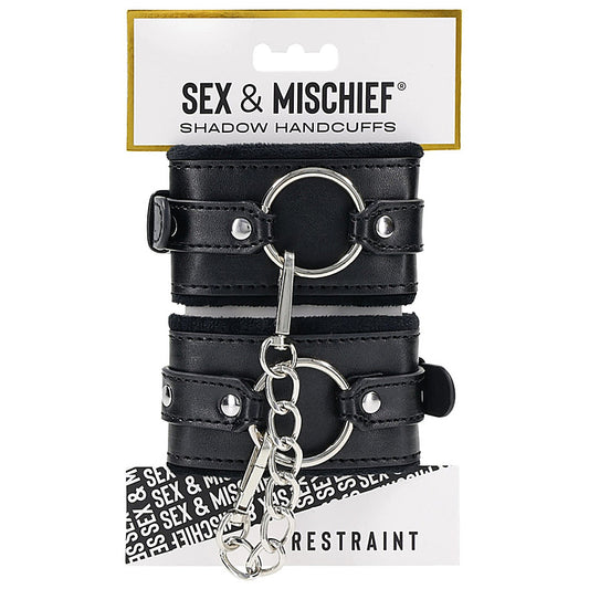 Sex and Mischief Shadow BDSM Handcuffs by Sportsheets - Cuffs And Restraints