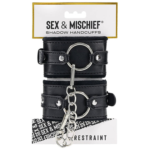 Sex and Mischief Shadow BDSM Handcuffs by Sportsheets - Cuffs And Restraints