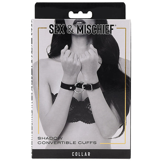 Sex and Mischief Shadow Convertible BDSM Cuffs - Cuffs And Restraints