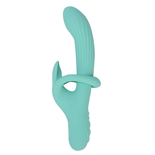 TENLEY USB Rechargeable Gyrating Rabbit Vibrator - Rabbit Vibrators