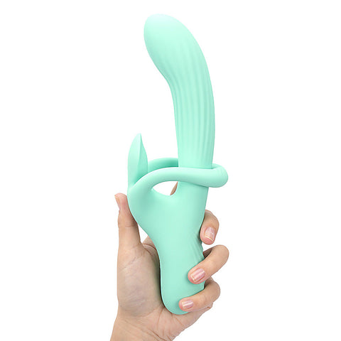 TENLEY USB Rechargeable Gyrating Rabbit Vibrator - Rabbit Vibrators