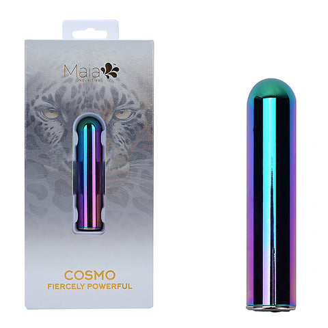 COSMO Metallic Coloured USB Rechargeable Bullet Vibe - Bullet Vibrators