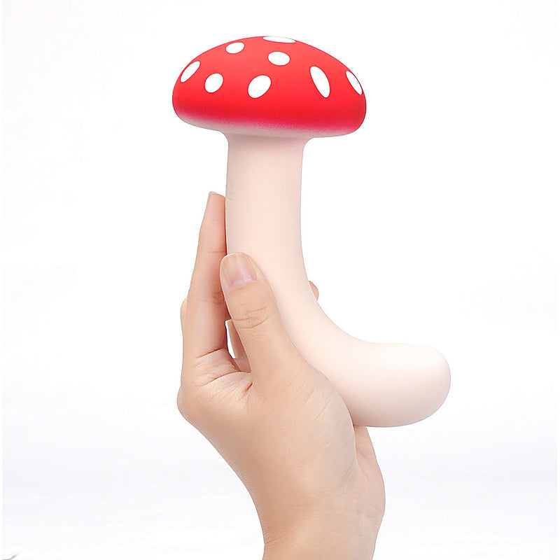 ALICE USB Rechargeable Dual Vibrating Mushroom Vibe - Personal Massagers