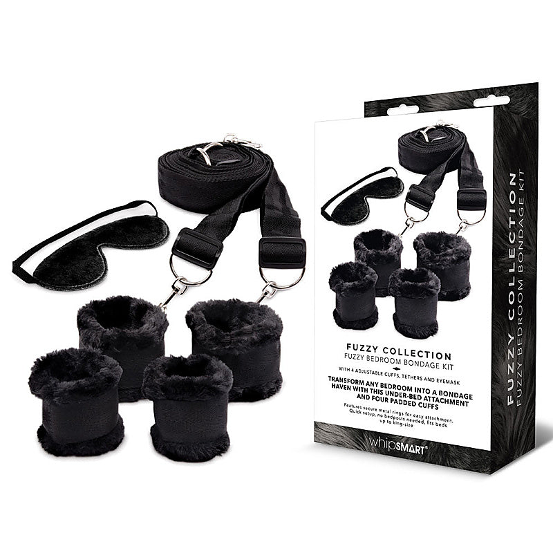 WhipSmart Fuzzy Bedroom Bondage Restraint Set - Bondage Kits