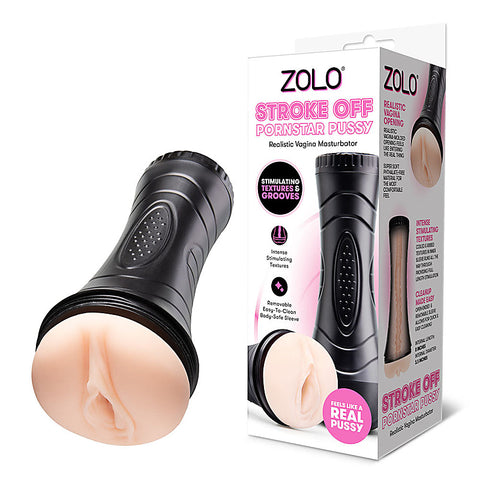 Zolo STROKE OFF Pornstar Pussy Vagina Stroker - Masturbators and Strokers