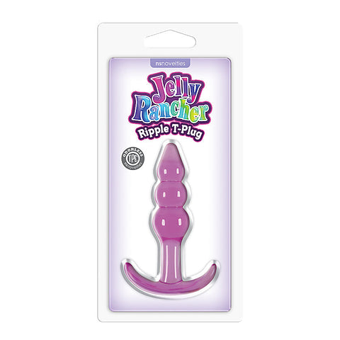 Jelly Rancher Ripple T Shape Butt Plug by NS Novelties - Butt Plugs
