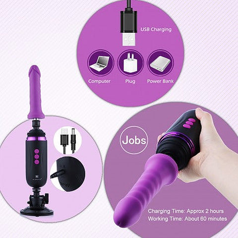 Capsule Rechargeable Portable Sex Machine by Hismith - Sex Machines