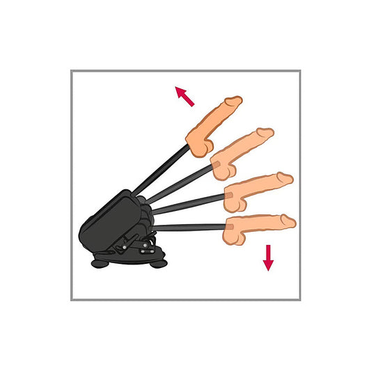 Deluxe Sex Machine with Remote and Accessories by MixJoy - Sex Machines