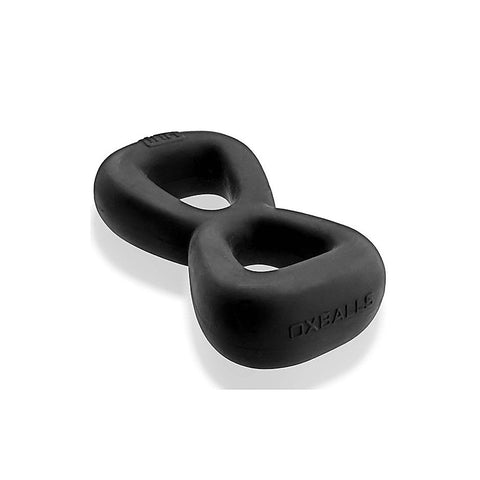 Boomerang Double Cockring Ball Stretcher by Hunkyjunk - Ball Stretchers and Crushers
