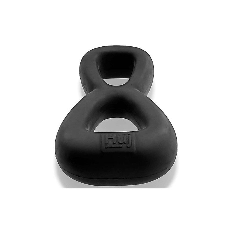 Boomerang Double Cockring Ball Stretcher by Hunkyjunk - Ball Stretchers and Crushers