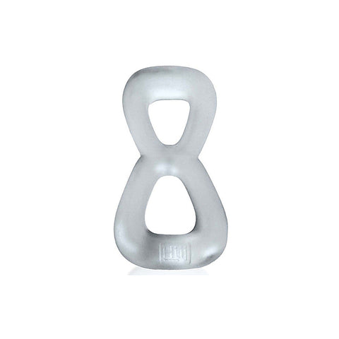 Boomerang Double Cockring Ball Stretcher by Hunkyjunk - Ball Stretchers and Crushers