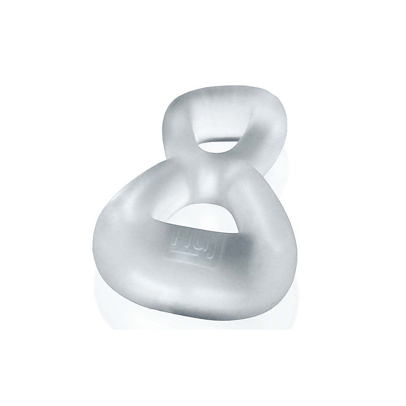 Boomerang Double Cockring Ball Stretcher by Hunkyjunk - Ball Stretchers and Crushers
