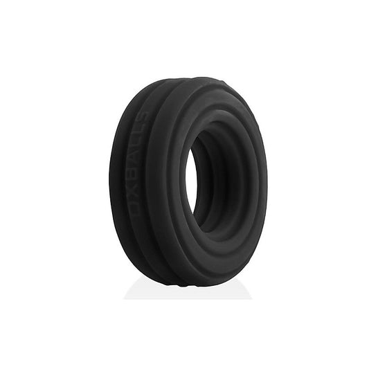 Roto Grooved Gripper Ribbed Cock Ring by Hunkyjunk - Stretchy Cock Rings