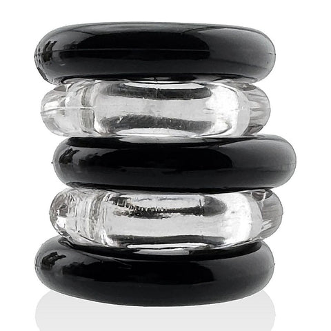 Jacker Stack Strong Cock Ring by Hunkyjunk - Cock Ring Sets