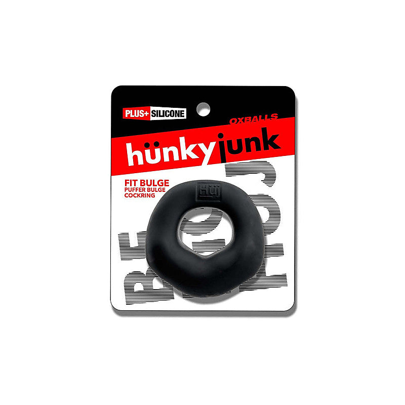 Fit Bulge Hung Style Male Cock Ring by Hunkyjunk - Stretchy Cock Rings