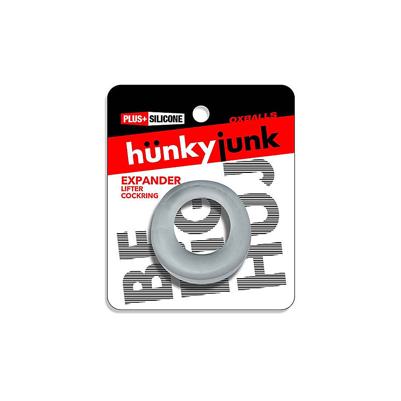 Expander Slim Scoop Silicone Cock Ring by Hunkyjunk - Stretchy Cock Rings