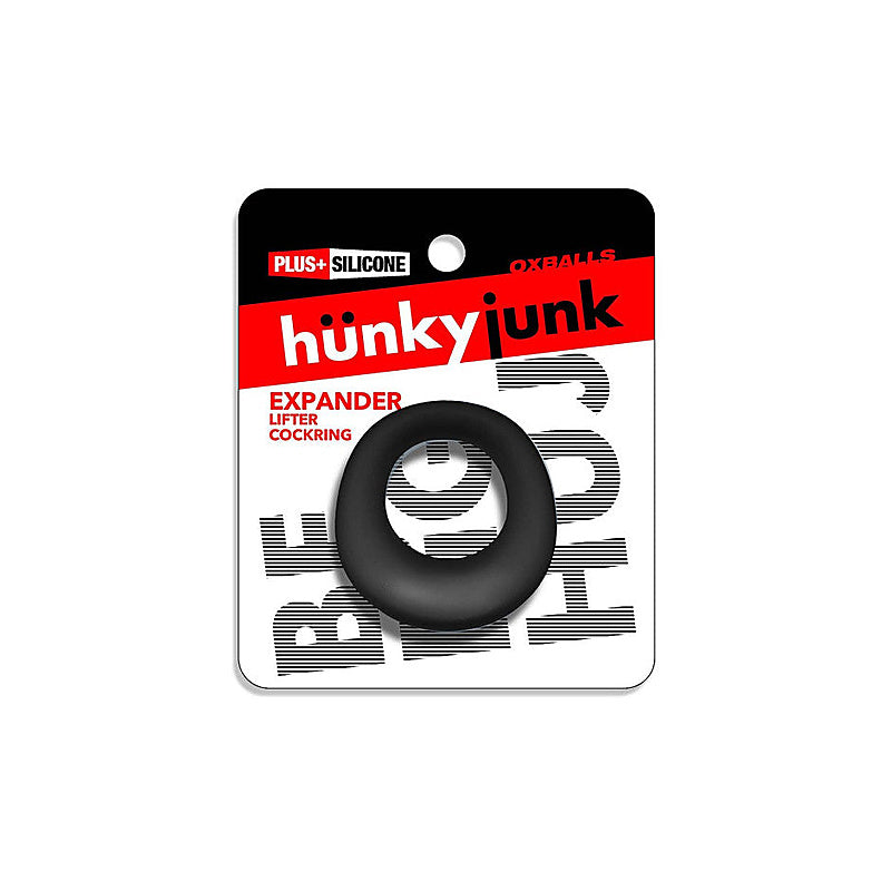 Expander Slim Scoop Silicone Cock Ring by Hunkyjunk - Stretchy Cock Rings