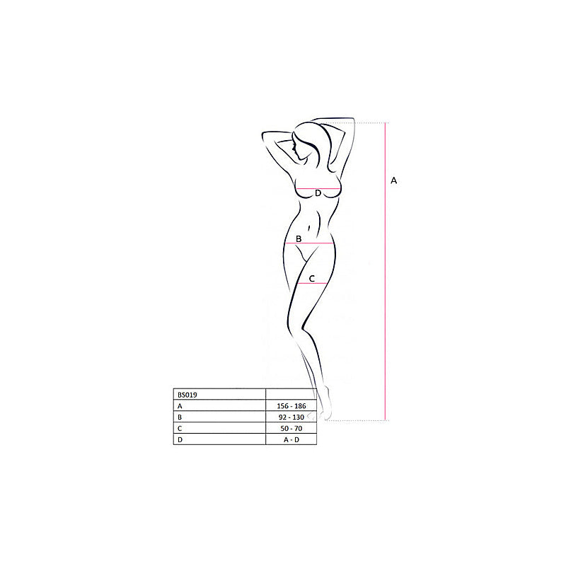 Sexy Womens Bodystocking BS019 OS by Passion Lingerie - Body Stockings