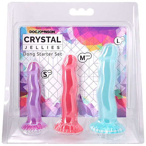3 Piece Dong Starter Set by Doc Johnson - Realistic Dildos