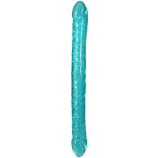 18 Inch Crystal Jellies Flexible Double Dong by Doc Johnson - Realistic Dildos