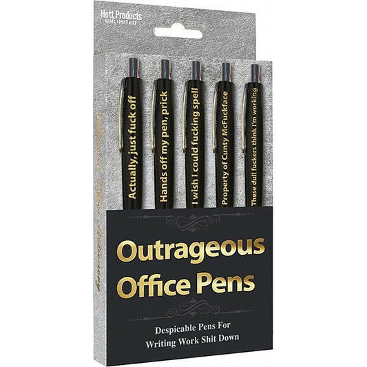 Outrageous Office Pens Party Gift by Hott Products - Party Gifts and Novelties
