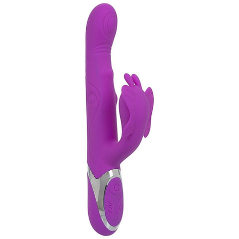 Enchanted Throbbing Butterfly Rabbit Vibrator by CalExotics