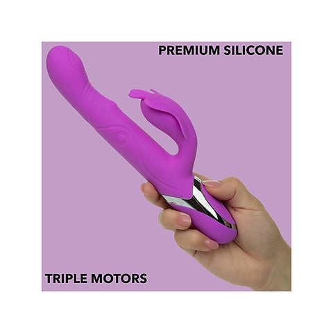 Enchanted Throbbing Butterfly Rabbit Vibrator by CalExotics