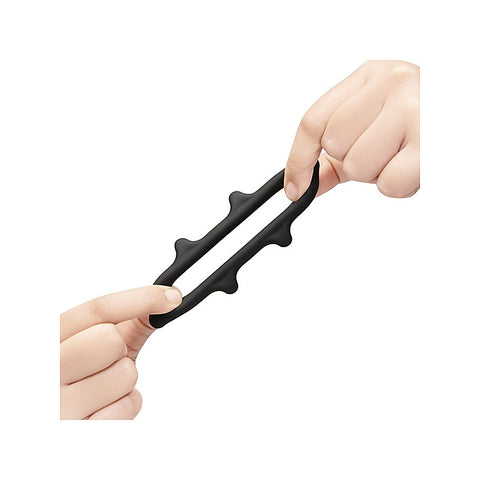 Flex Ring Spike Stretchy Silicone Cock Ring by B-Vibe