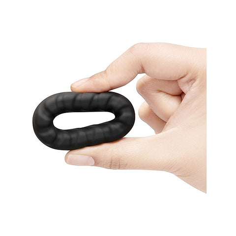 Flex Ring Tread Mens Silicone Cock Ring by B-Vibe