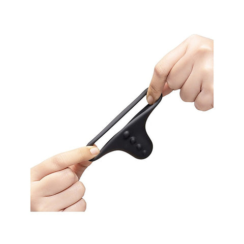 B-Vibe Flex Ring Shaft Silicone Cock Ring & Ball Stretcher