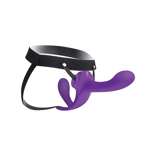 Lock-In Dual-Ended Vibrating Strap-On Set by Together