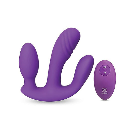 Blended Pleasure Remote Triple-Pronged Vibrator by Together