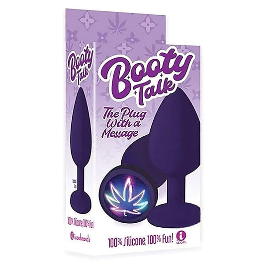 The 9's Booty Talk - Neon Leaf by Icon Brands - Butt Plugs