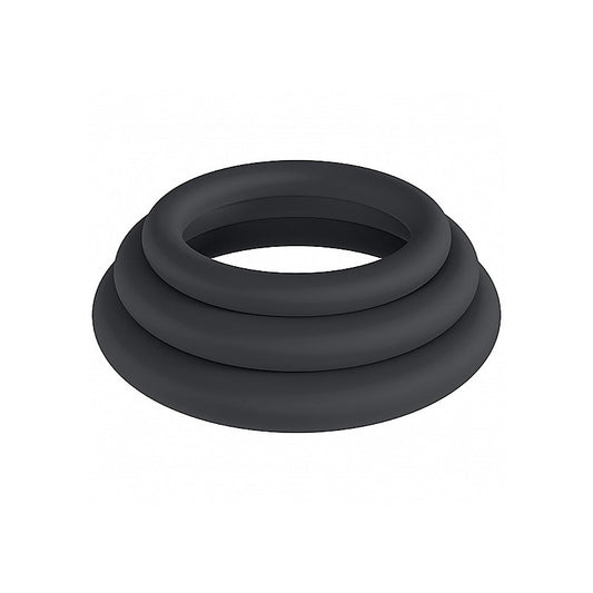 LEVELZ Classic Silicone Cock Ring Set by Shots Toys