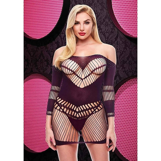 Lapdance Lingerie Bling Bling Sexy Halter Dress - Teddies and Bodysuits
