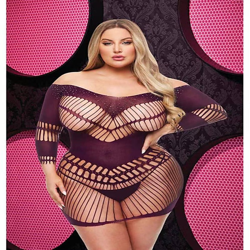 Lapdance Lingerie Bling Bling Sexy Halter Dress - Teddies and Bodysuits