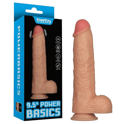 9.5 Inch Vibrating Power Basics Cock by Lovetoy