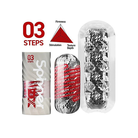 Spinner Dx 03 Steps Spiral Edge Stroker by Tenga
