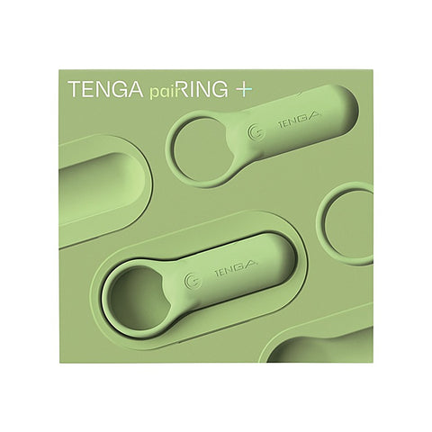Pairing+ 9 Mode Powerful Vibrating Cock Ring by Tenga