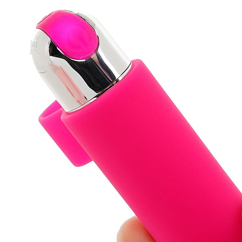 Pink Pussycat Finger Sleeve Bullet Vibrator by Cousins Group - Bullet Vibrators