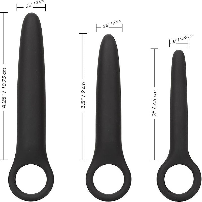 Boundless Silicone Dilator Trio Set by California Exotics - Butt Plugs