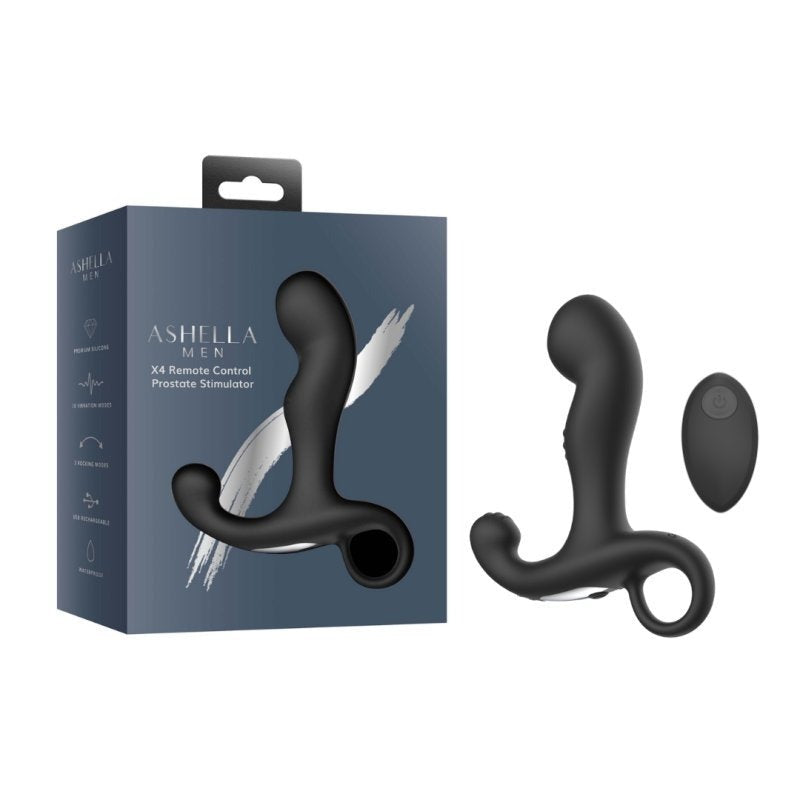 X4 Remote Control Men Prostate Vibrator by Ashella - Prostate Toys