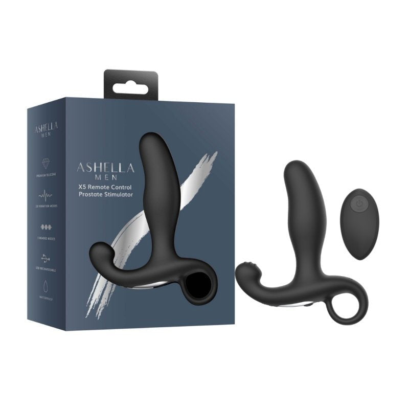 X5 Remote Control Men Prostate Massager by Ashella - Prostate Toys