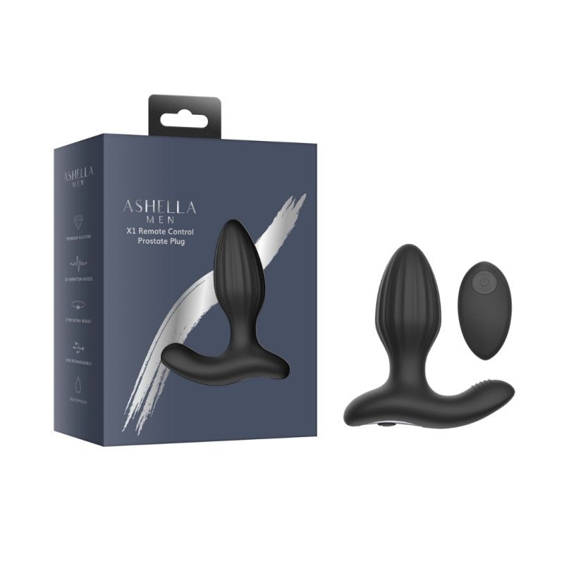 X1 Remote Control Men Prostate Plug by Ashella - Prostate Toys