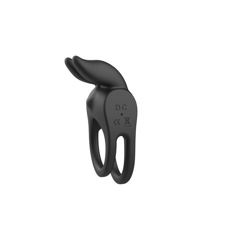 Men 10 Mode Vibrating Rabbit Cock Ring by Ashella - Vibrating Cock Rings